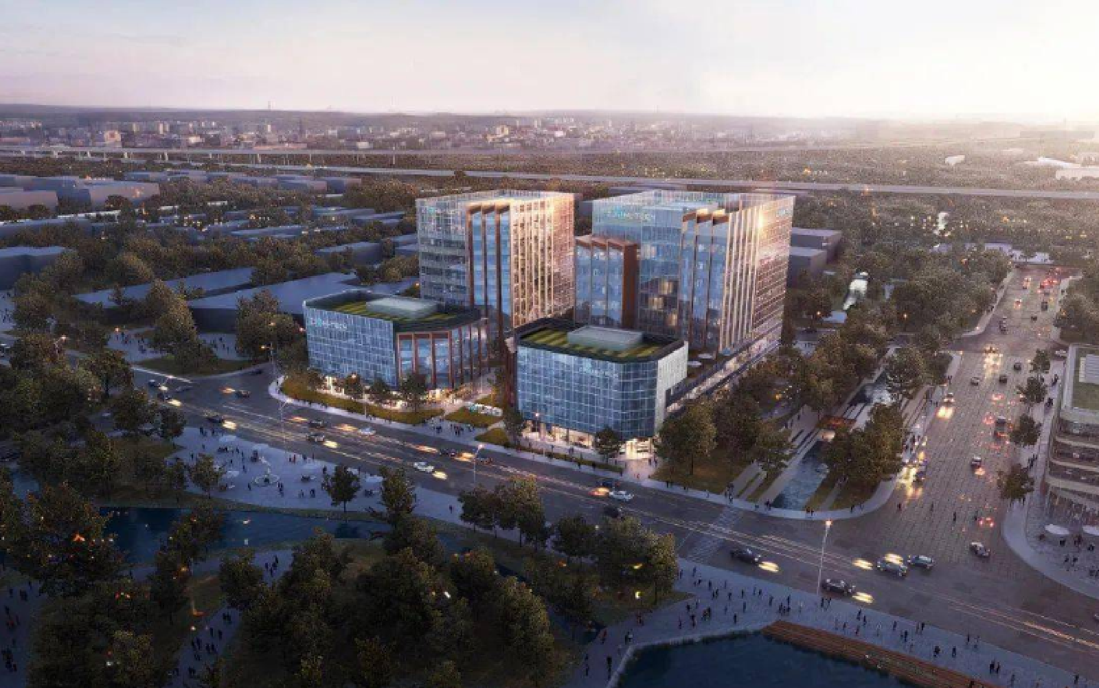 建筑|西北區(qū)科技總部平臺(tái)項(xiàng)目